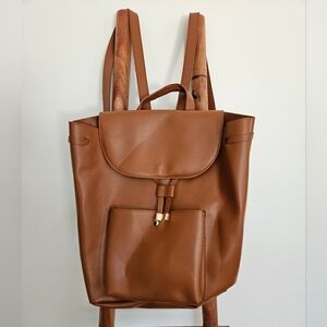 Boho Vegan Leather Backpack